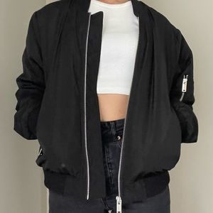 Black Bomber Jacket